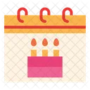 Calendario de cumpleaños  Icono