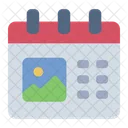 Calendario de escritorio  Icono