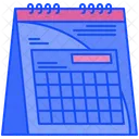 Calendario de escritorio  Icono