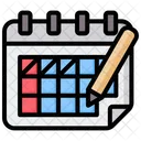 Horario de escritura  Icono