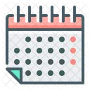 Calendario de eventos  Icono