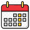 Calendario De Eventos Data Horario Ícone