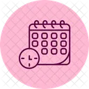 Calendario De Eventos Ícone