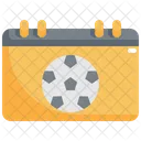 Calendario Futbol Futbol Icono