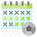 Calendário de futebol  Ícone