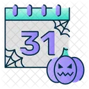 Calendario De Halloween Halloween Dia De Halloween Icono