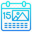 Calendário de impressão de fotos  Ícone
