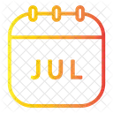 Calendário de julho  Icon