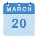 Marco Calendario Data Ícone