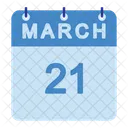 Marco Calendario Data Ícone