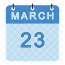 Marco Calendario Data Ícone