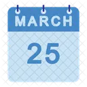 Marco Calendario Data Ícone