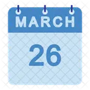 Marco Calendario Data Ícone