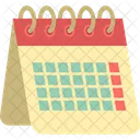 Calendario de mesa  Icon