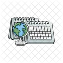 Calendario De Mesa Calendario Agenda Icon