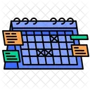 Calendário de negócios  Ícone