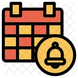 Calendario de notificaciones  Icono