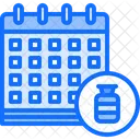 Calendário de panela de barro  Ícone