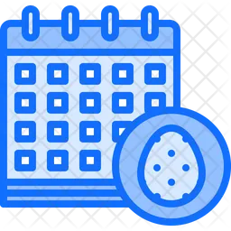 Calendario de pascua  Icono