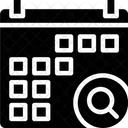 Pesquisar Calendario Calendario Data Icon