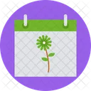 Calendario De Plantas Otono Calendario Icon