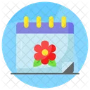 Primavera Calendario Recordatorio Icon