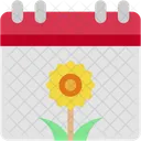 Calendario De Primavera Fecha Horario Icono