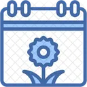 Calendario De Primavera Fecha Horario Icono