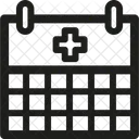 Salud, Calendario  Icono