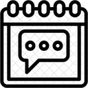 Calendário de suporte  Ícone