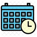 Calendario De Tiempo Tiempo Gestion De Eventos Icono