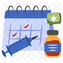 Calendario De Vacunas Calendario De Vacunas Agenda Icon