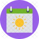 Fim Verao Sol Icon