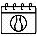 Calendario Deportivo Fecha Del Partido Evento Deportivo Icono