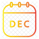 Calendario diciembre  Icon