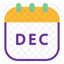 Calendario diciembre  Icon