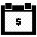 Calendário de dinheiro  Ícone