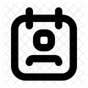 Calendario Do Usuario Calendario Programacao Ícone