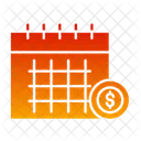 Calendário do dólar  Ícone