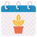 Calendário ecológico  Ícone