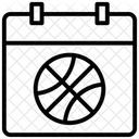 Calendario Esportivo Evento Esportivo Partida De Basquete Ícone