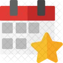 Calendario Fecha Horario Icono