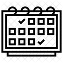 Calendario Degli Eventi Appuntamento Programma Icon