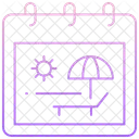 Calendario Dias Festivos Horario Icono