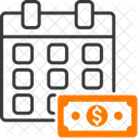 Calendario Financeiro Orcamento Planejamento Ícone