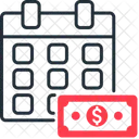 Calendario Financeiro Orcamento Planejamento Ícone
