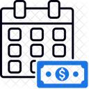 Calendario Financeiro Orcamento Planejamento Ícone