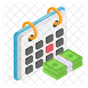 Financiero Calendario Finanzas Icon