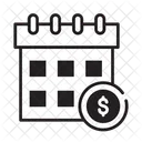 Calendario financiero  Icono