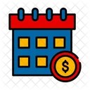 Color Del Esquema Financiero Icon